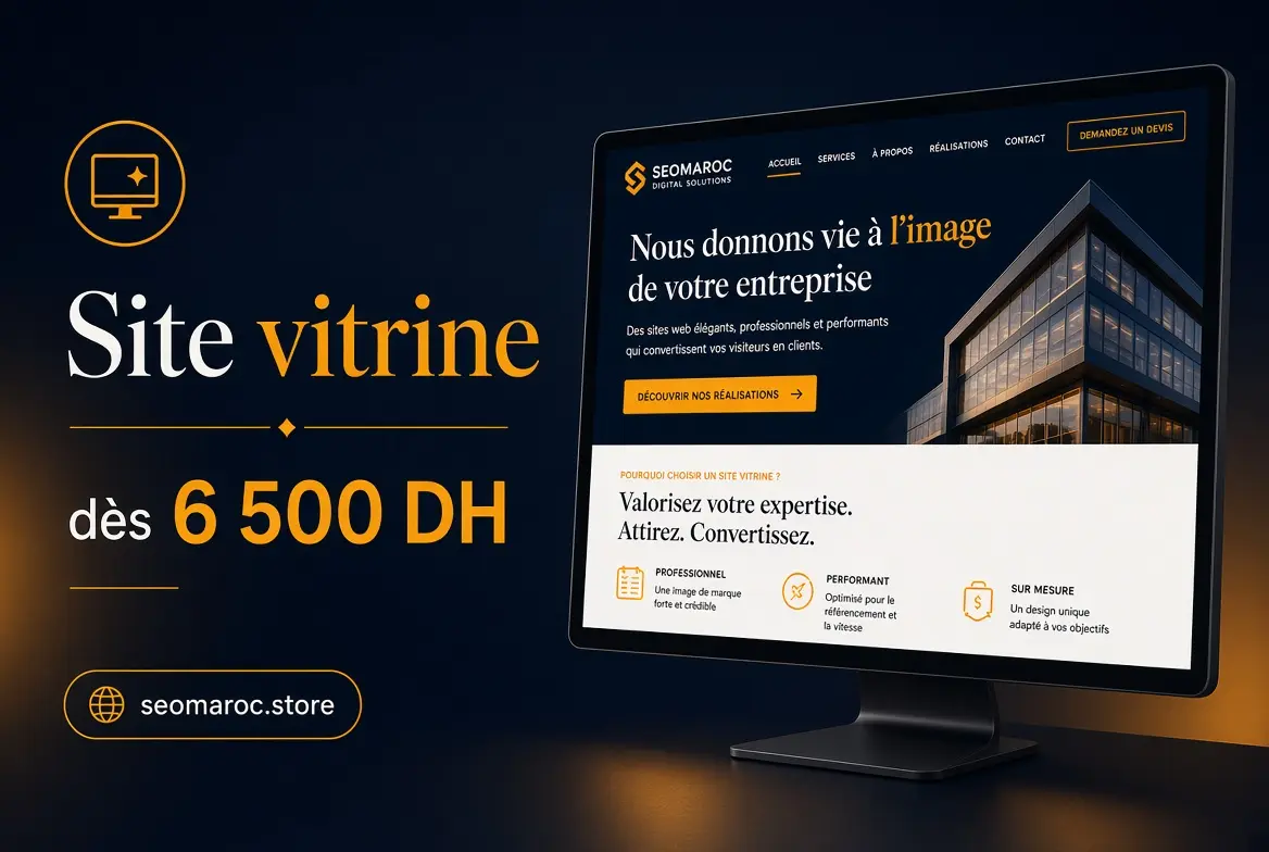 Site vitrine — seomaroc.store